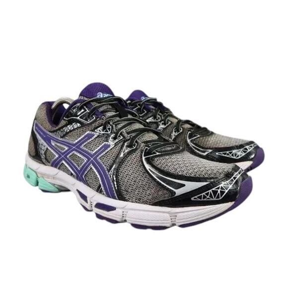 Asics Shoes Womens 12 Athletic Trainers Gel Exalt 2 Running Sport Active Comfort - Picture 1 of 14
